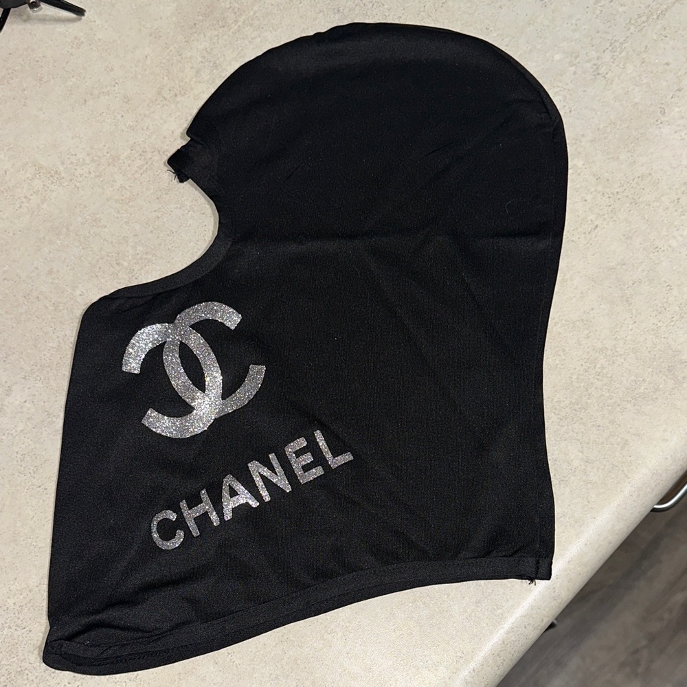 Black Headwear with Sparkly Silver Accents
